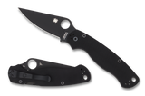 Spyderco Paramilitary 2 Folding Knife 3-7/16" Black Blade, Black G10 Handles - C81GPBK2 - Gear Supply Company