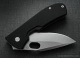 Serge Knife Company “Production EDC” G-10 Handle Pocket Knife - Black - Gear Supply Company