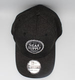 New Era 39Thirty Gear Supply Company Logo Dark Grey Fitted Hat With Bent Bill - Gear Supply Company