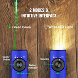 Olight Arkfeld Flat Flashlight with Green Laser & Cool White Light – Blue - Gear Supply Company