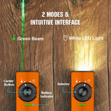 Olight Arkfeld Flat Flashlight with Green Laser & Cool White Light – Orange - Gear Supply Company