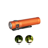 Olight Baton 3 Pro Rechargeable Flashlight With Cool White Light - Orange - Gear Supply Company