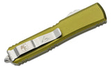 Microtech Ultratech Warhound Stonewashed Blade OD Green Handles Standard - 119W-10ODS - Gear Supply Company