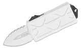 Microtech Stormtrooper Exocet Money Clip Knife 1.98" White Plain/Serrated Double Edge Blade - 157-3ST - Gear Supply Company