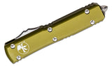 Microtech Ultratech Spartan Satin OD Green Handles 3.46" Double Edge Tanto Blade - 223-4OD - Gear Supply Company
