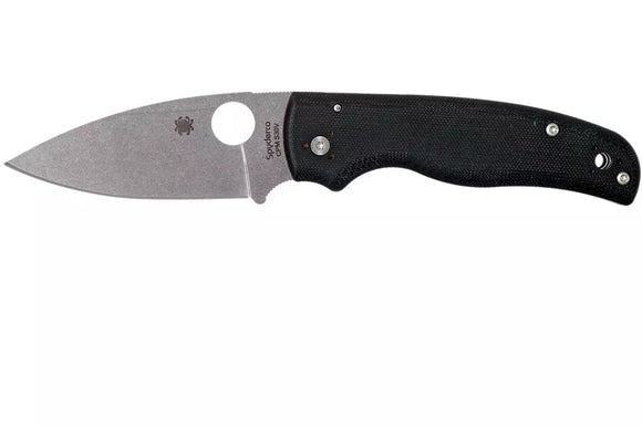 Spyderco Shaman Compression Lock Knife Black G-10 (3.58