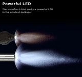 KeySmart Nano Torch Mini | KeyChain Stainless Steel Flashlight - Gear Supply Company