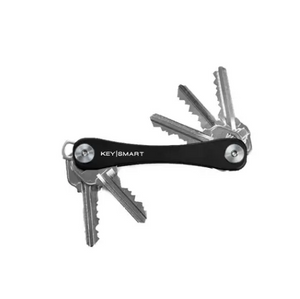 KeySmart Original Key Holder | Aluminum | Holds 8 Keys - Black - Gear Supply Company