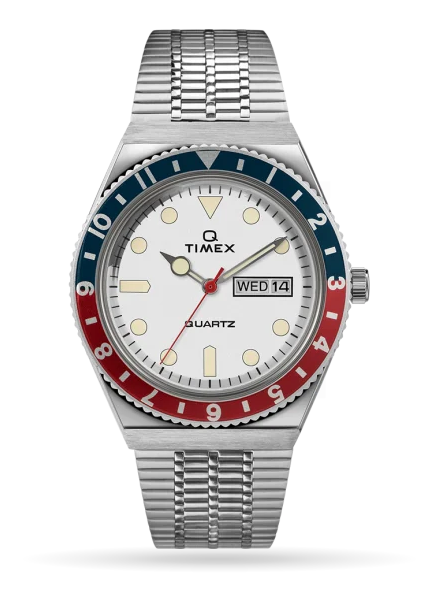 Q Timex Reissue 38mm Stainless Steel Bracelet Watch TW2U61200ZV - Gear Supply Company
