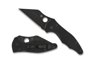 Spyderco Yojimbo 2 Compression Lock Knife Black G-10 (3.2" Black) C85GPBBK2 - Gear Supply Company
