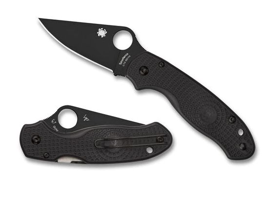 Spyderco Para 3 Lightweight Compression Lock Folding Knife Black LW (3