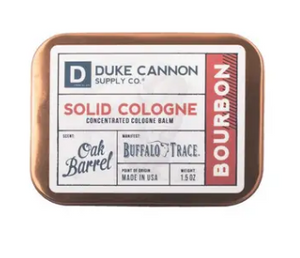 Duke Cannon Solid Cologne - Buffalo Trace Bourbon - Gear Supply Company