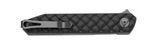 Fox BlackFox BF-736 TI Reloaded Flipper Knife 3.31" Gray Plain Blade, Black G10 Handles - 01FX815 - Gear Supply Company
