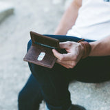 Voyager Leather Wallet: Saddle - Gear Supply Company