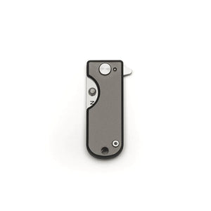 WESN Microblade Frame Lock Knife -  Titanium (1.5" Satin) - WESN01-0 - Gear Supply Company