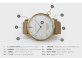 Quarter Century Watch Gold - 41 mm: Natural - Gear Supply Company