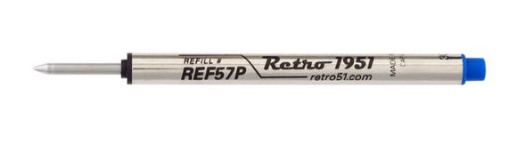 Retro51 Blue Rollerball Pen Refill REF57P-B - Gear Supply Company