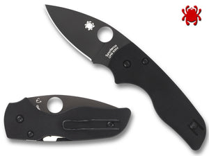 Spyderco Lil' Native Compression Lock Knife Black G-10 & Micarta (2.5" Black) C230GPBBK - Gear Supply Company
