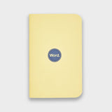 Yellow by WORD. NOTEBOOKS - Gear Supply Company